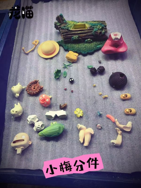 【預定】龍喵 宮崎駿生態場景《抱玉米的小梅》 