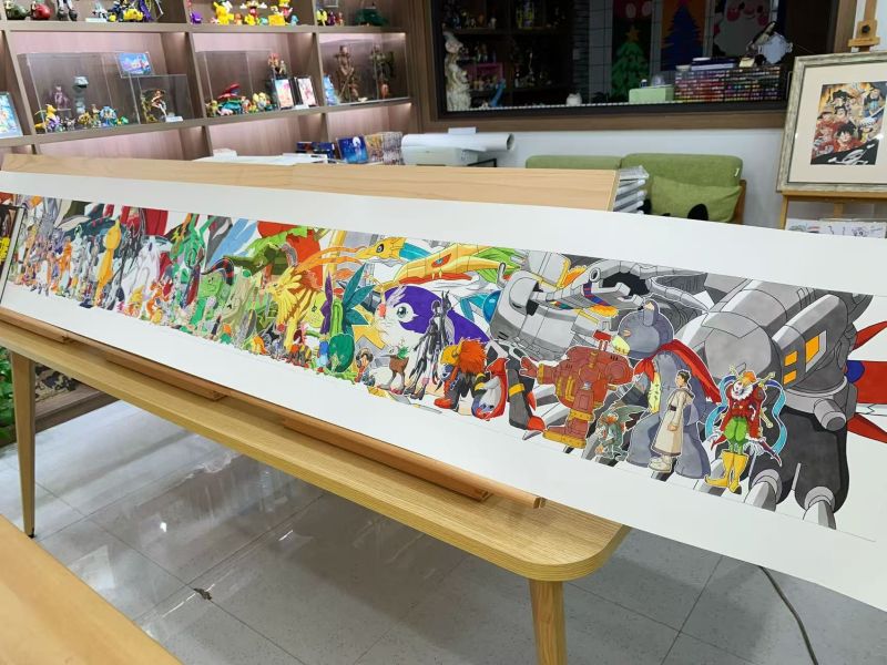 【海外代購】原畫師漫啵 數碼寶貝第一部等比例係列大合集復刻畫 