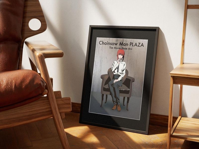 【海外代購】千鳥社 《鏈鋸人 坐姿視覺圖》午睡毯地毯裝飾畫 