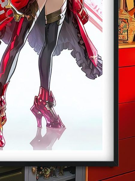 【海外代購】巴洛克 《紅色遠坂凜》Fate紅色惡魔五大元素讓遊戲動畫裝飾冰箱貼 