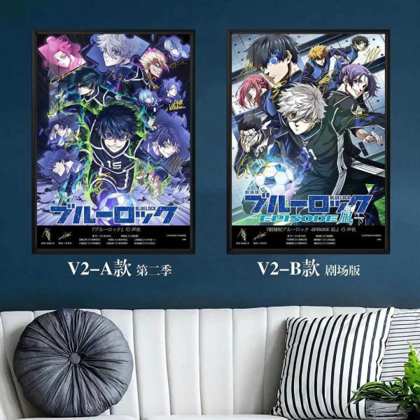 【海外代購】千鳥社 藍色監獄 潔世一凪誠士郎蜂樂回 裝飾畫 
