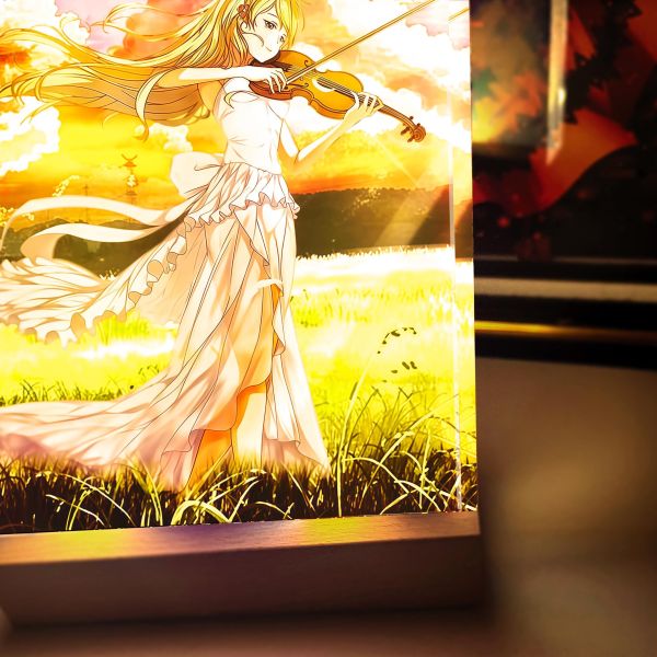 【海外代購】阿喵畫社 宮園薰 2cm厚大號特效發光手辦架展示磚 