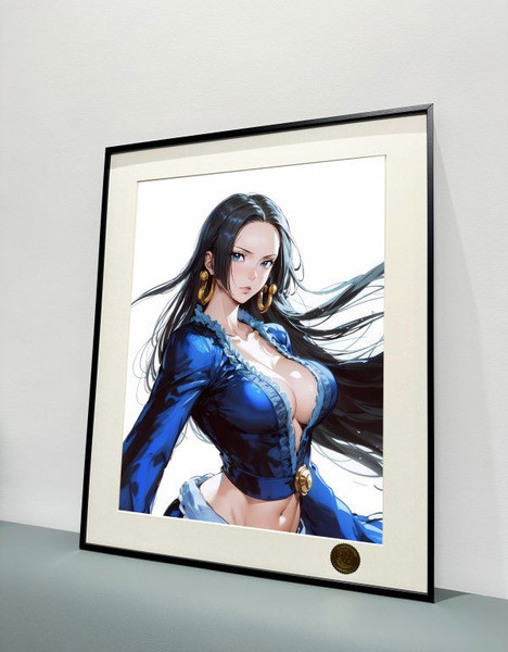 【海外代購】星空《波雅漢考克》海賊王七武海女帝蛇姬裝飾畫 