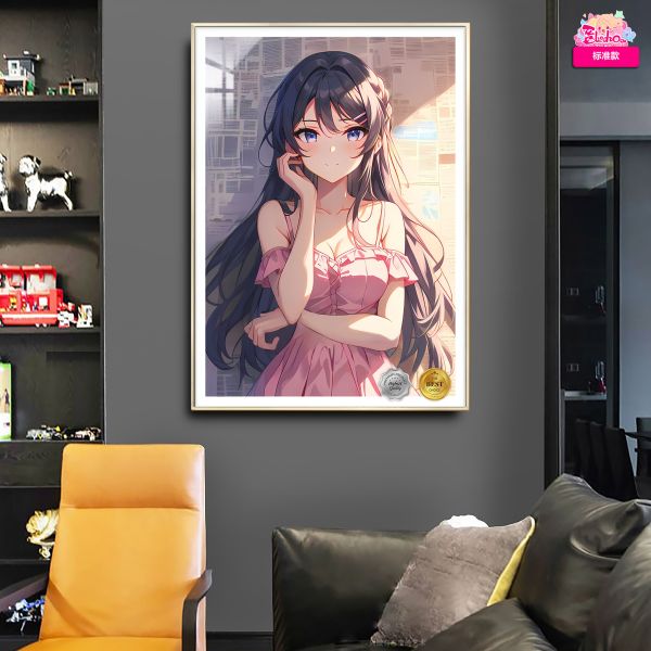 【海外代購】阿喵畫社 櫻島麻衣 新品8k超清裝飾畫 