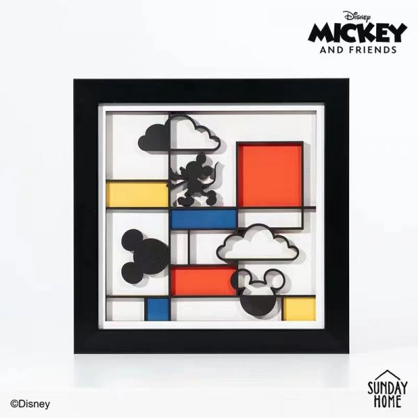 【海外代購】【22.5*22.5CM】摩登叠雕艺术系列--Mickey Mouse 摩登叠雕艺术系列--Mickey Muse 摩登叠雕艺术系列--Minnie Lost in Dots 