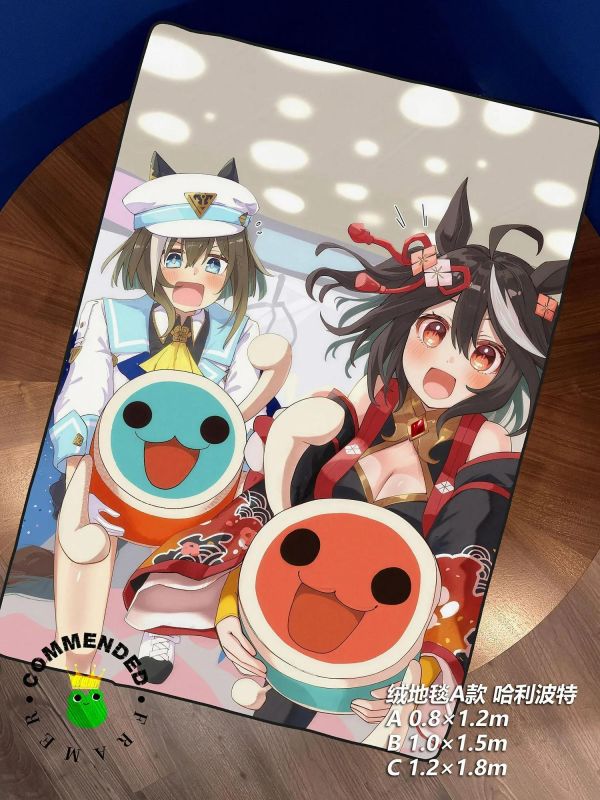 【海外代購】皇呱 《太鼓達人賽馬娘》北部玄駒高尚駿逸裝飾畫 午睡毯 地毯 