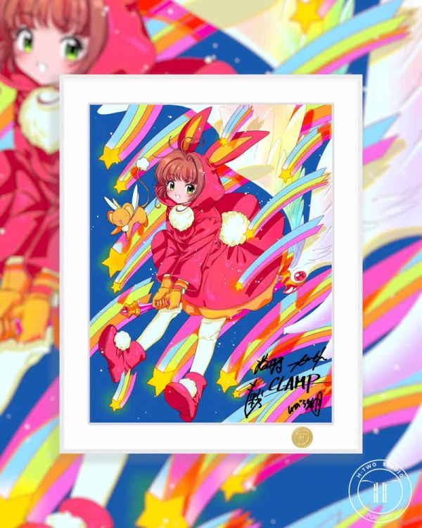 【海外代購】H2 彩虹小櫻 百變小櫻木之本櫻裝飾畫 