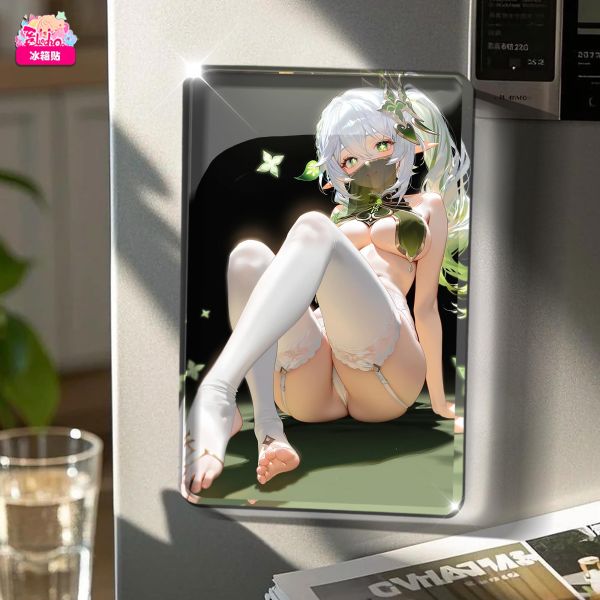 【海外代購】阿喵畫社 動漫冰箱貼第五十三彈成年草神 原神高透亞克力磁吸冰箱貼 