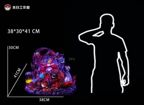 【海外代購】未白 耿鬼進化組 
