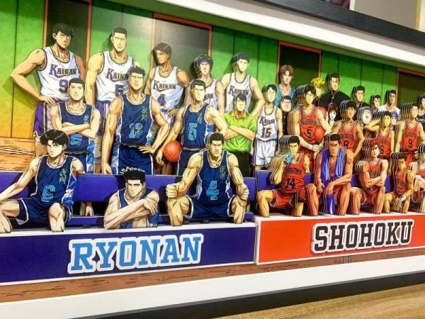 【海外代購】灌籃高手 球隊大合集立體畫 陵南vs湘北vs翔陽 