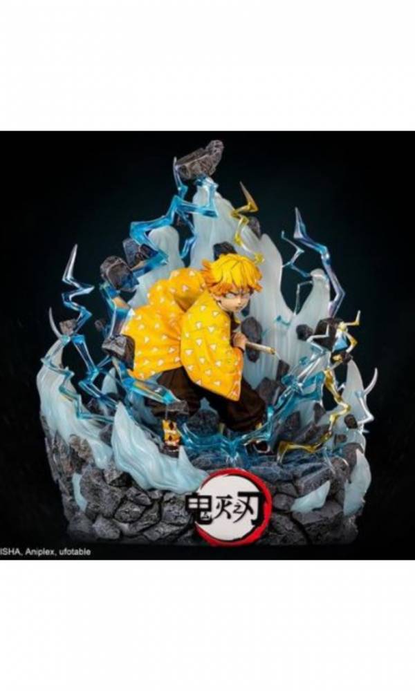 【海外代購】【55CM】開天 鬼滅之刃 我妻善逸1/4 正版 