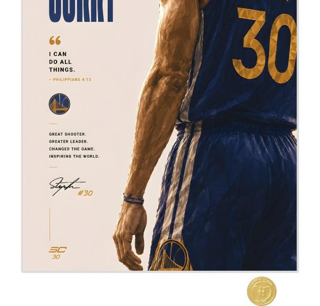 【海外代購】H2 《背影庫裏》NBA萌神金州勇士隊裝飾畫 
