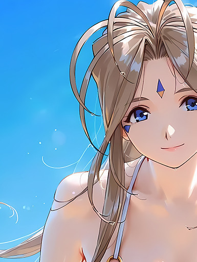 【海外代購】巴洛克 《貝露丹蒂》Belldandy我的女神貝璐丹迪動漫二次元裝飾畫冰箱貼 