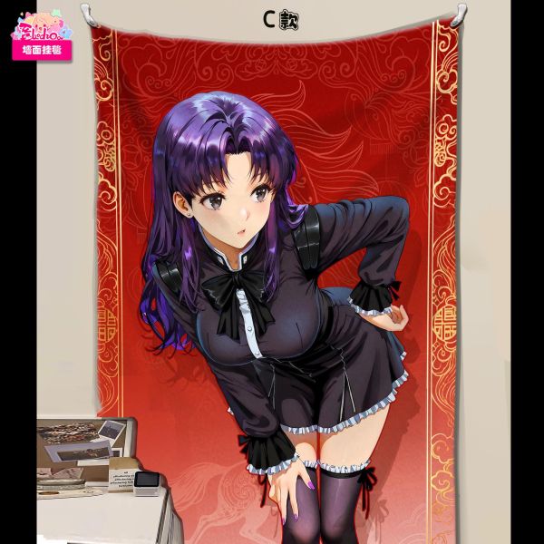 【海外代購】阿喵畫社 新年限定 馬到成功明日香綾波麗葛城三聯 Eav新品8k主題高清裝飾畫 