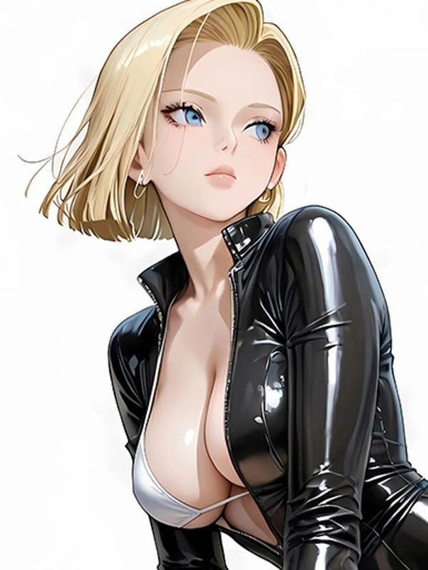 【海外代購】巴洛克 《皮衣18號》拉姿麗七龍珠人造人裝飾畫冰箱貼 