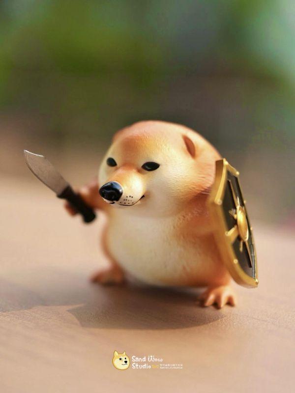 『準現貨』沙雕 刀盾狗蛙·柴柴系列 我的刀盾 