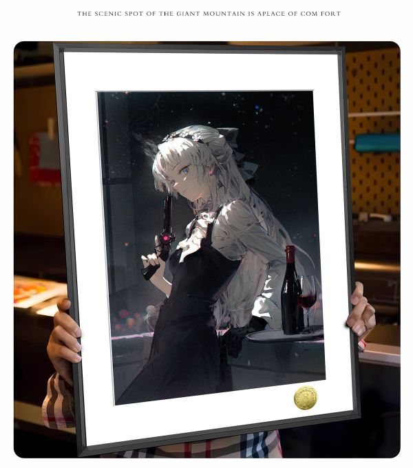 【海外代購】皇呱 《冷豔槍手珂萊塔》 鳴潮冷艷槍手珂萊塔·莫塔里週邊裝飾畫 午睡毯  地毯 