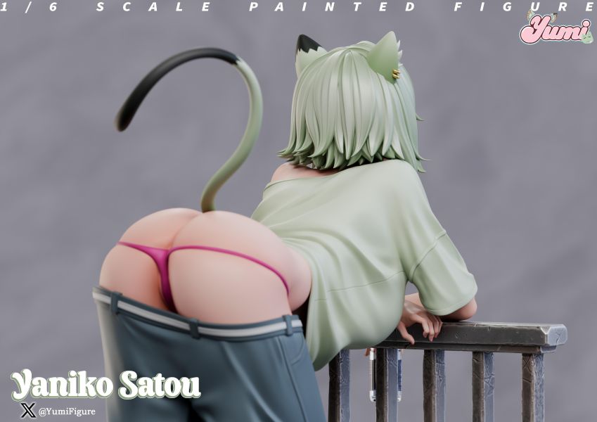 【R18女雕-預定】Yumi figure 尼古丁喵喵-佐藤雅妮子 