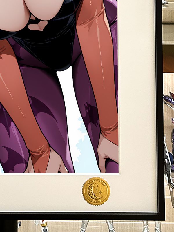 【海外代購】星空 《樹林莫莉卡》惡魔戰士Morrigan莉莉絲卡普空裝飾畫 