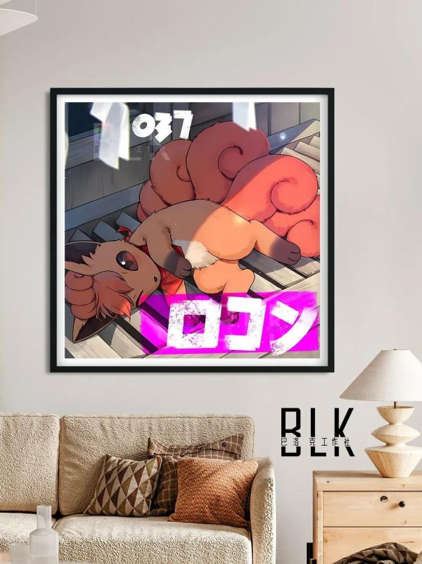 【海外代購】巴洛克 《六尾》鯉魚王寶可夢裝飾畫冰箱貼 