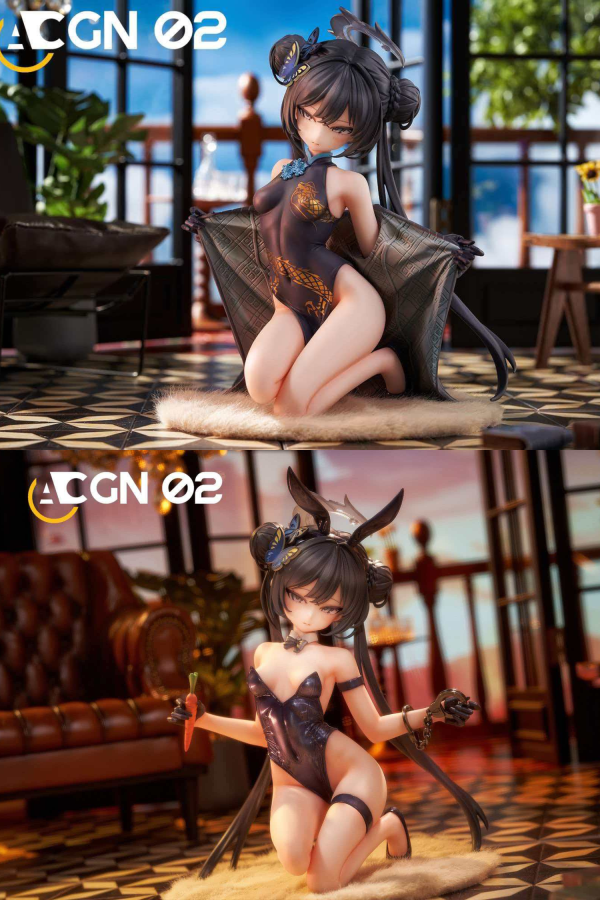 【預定】ACGN 02 蔚藍檔案 龍華妃咲（外套旗袍&兔女郎） 