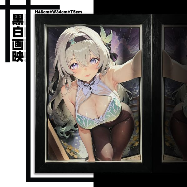 【海外代購 】黑白畫映 B&W MHY Girls系列立體裝飾 第二彈 流螢 Firefly 