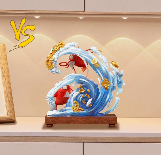 【預定】VS模玩 家居系列17 招財雙魚戲水 