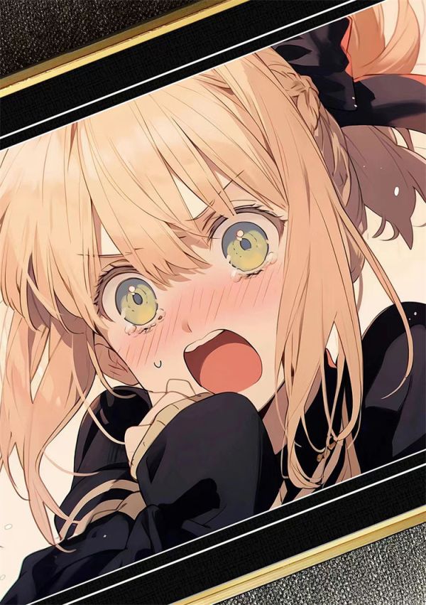 【海外代購】千鳥社 Fate 遠坂凜SABER阿爾托莉雅裝飾畫 