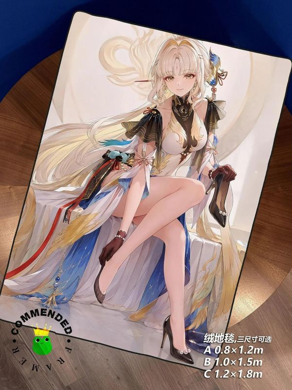 【海外代購】皇呱 《羽履閒時》鳴潮穗穗羽履閒時裝飾畫 午睡毯 地毯 