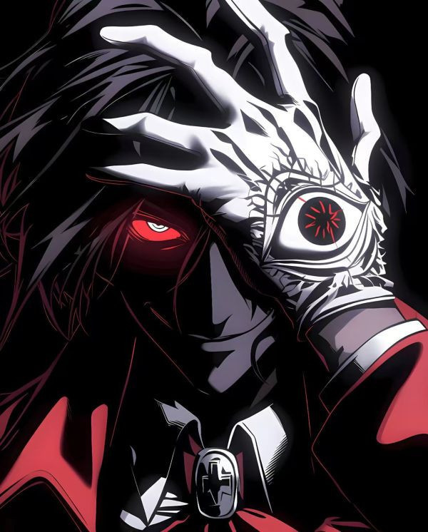 【海外代購】H2 《阿卡多》皇家國教騎士團Hellsing吸血鬼動漫二次元裝飾畫 