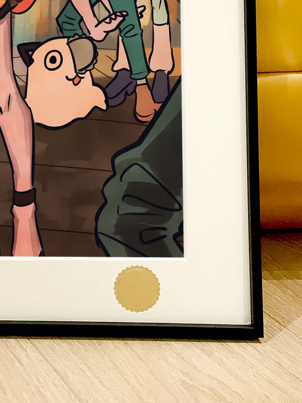 【海外代購】星空 《萬聖蕾塞》電鋸人reze鏈鋸人蕾塞篇Chainsaw Man電次瑪奇瑪帕瓦動畫裝飾畫