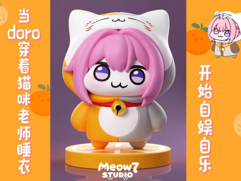 【預定】喵奇妙妙屋Meow7 doroX貓咪老師~睡衣版 