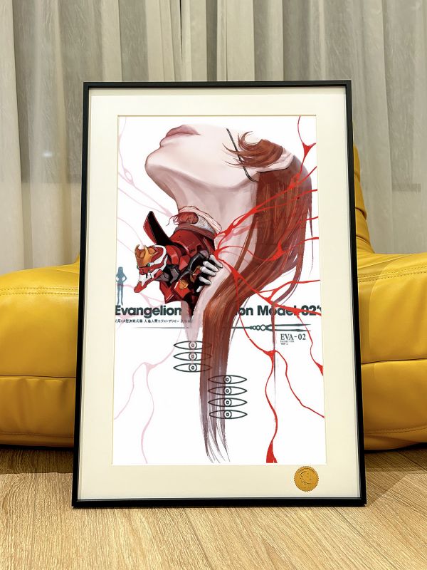 【海外代購】星空 《二號機》明日香綾波麗新世紀福音戰士初號機碇真嗣eva初號機動漫裝飾畫 