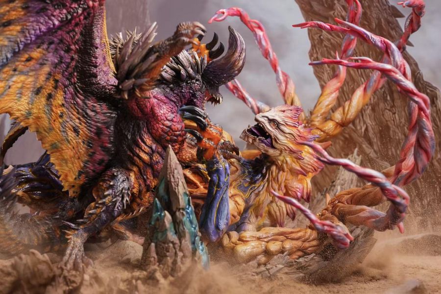 【預定】龍之邊境 DragonFrontier 魔物獵人 姦世滅盡龍VS天地煌啼龍 MonsterHunter (Ruiner Nergigante VS Shara Ishvalda) 