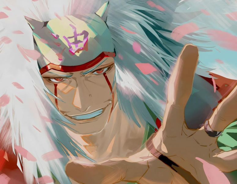 【海外代購】H2工作室 《自來也》火影忍者好色仙人裝飾畫 