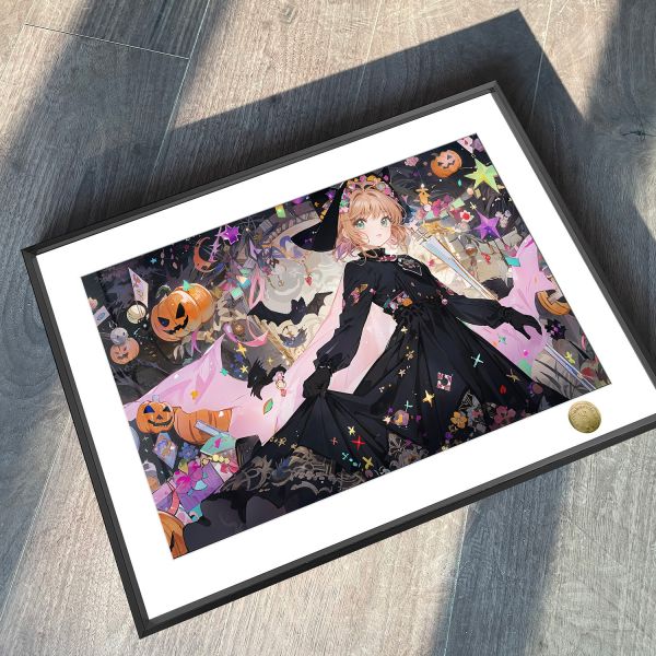 【海外代購】皇呱 《小櫻萬聖節限定變裝第二彈》 百變小櫻初代萌王小櫻SAKURA萬聖節限定變裝週邊裝飾畫