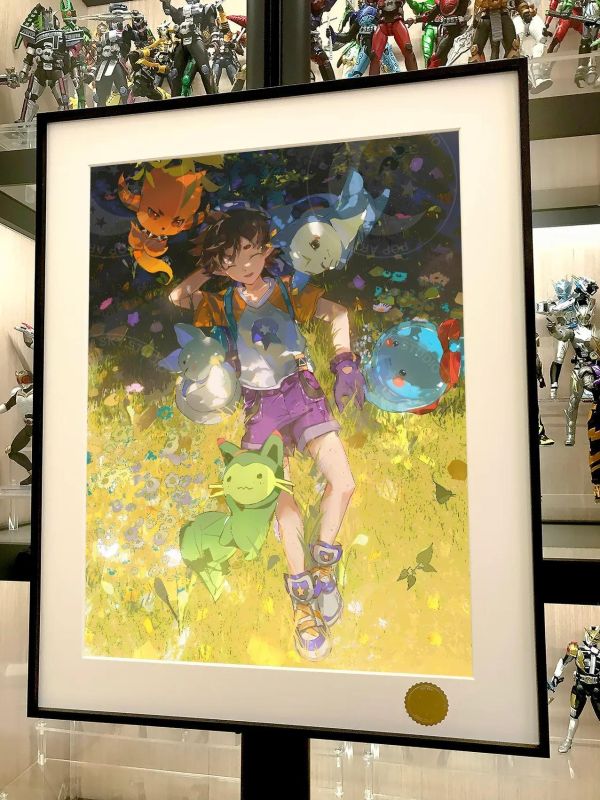 【海外代購】星空 《洛克王國》迪莫火花水藍藍喵喵御三家鴨吉吉裝飾畫 