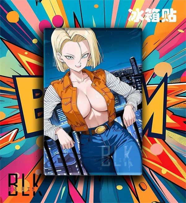 【海外代購】巴洛克 《天台18號》拉姿麗七龍珠裝飾畫冰箱貼 