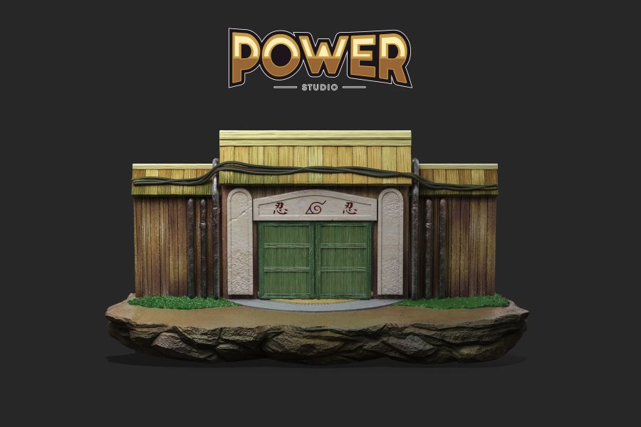 【預定】Power 12小強第七彈&李洛克 12小強共鳴 木葉場景大門 