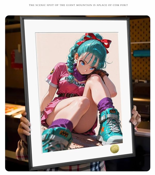 【海外代購】皇呱 《天才少女布爾瑪》龍珠裝飾畫 午睡毯 地毯 