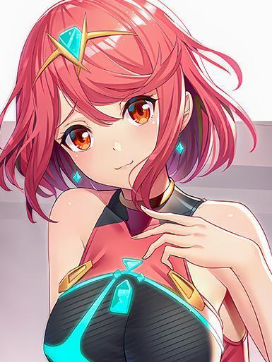 【海外代購】巴洛克 《焰》尼婭Pyra異度神劍異度之刃光動漫裝飾畫冰箱貼 