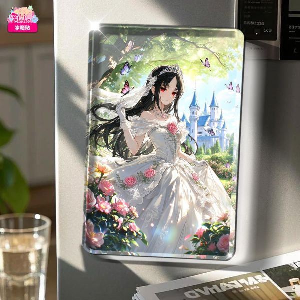【海外代購】阿喵畫社 婚紗 四宮輝夜 新品12K超清主題裝飾畫週邊 床頭地墊 冰箱貼 
