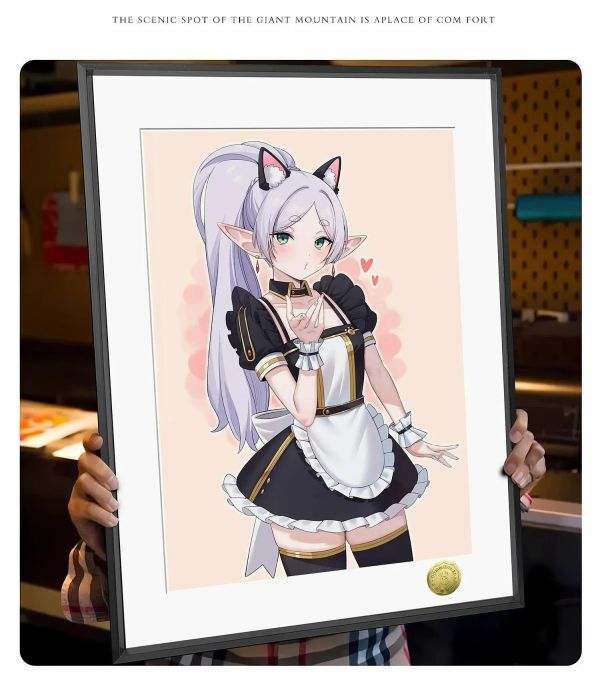 【海外代購】皇呱 《可愛女僕》葬送的芙莉蓮裝飾畫 午睡毯 地毯 