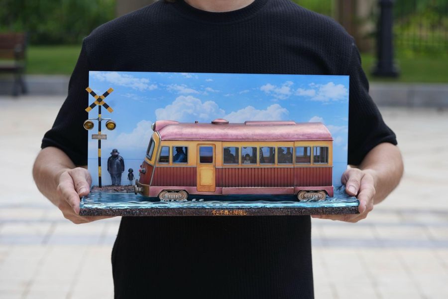 【台灣現貨】OPM 宮崎駿桌景系列011 千與千尋 海上列車與月台 