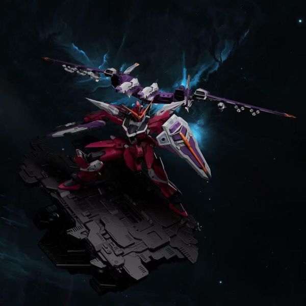 【預定】Evisuu ZGMF-X09A 狼神 搭配場景典藏小雕像 