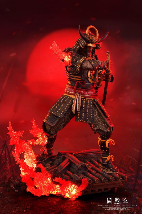 【海外代購】PureArts ASSASSIN'S CREED SHADOWS ANIMUS YASUKE 1/8 SCALE STATUE《刺客教條：影》彌助&奈緒江 1/8 PVC發光 