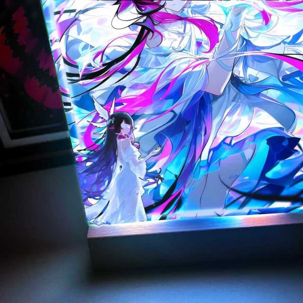 【海外代購】阿喵畫社 哥倫比亞 2cm厚大號特效發光手辦架展示磚 