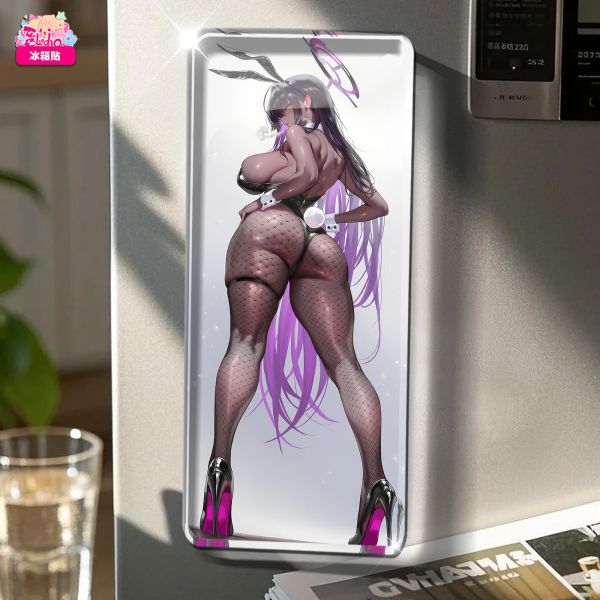 【海外代購】阿喵畫社 蔚藍檔案 禦姐華姿四重奏系列四蔚藍檔案兔女郎系列 新品8k全景高清裝飾畫 冰箱貼 