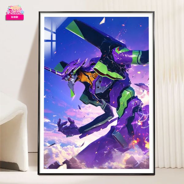【海外代購】阿喵畫社 《EVA》戰損 初號機 8k超清裝飾畫 