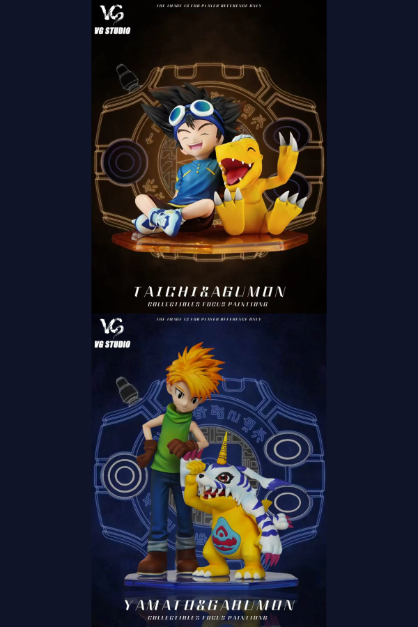 【預定】VG 數位暴龍世代主角團人物系列 八神太一+亞古獸/阿和+加布獸 